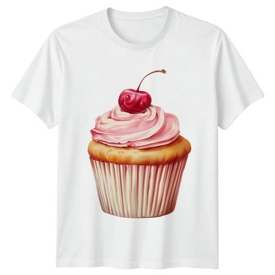 Life Is Sweet Eat The T-Shirt Vintage Cupcake Geschenk für Sie und Ihn