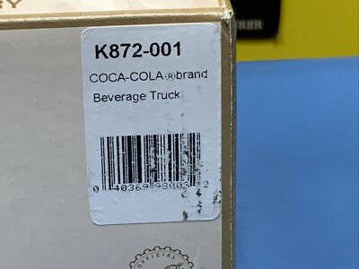 K-Line Coca Cola Beverage Truck 1:48 Scale #K872-001 New | eBay
