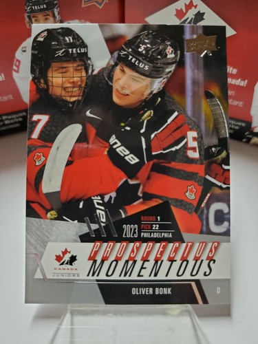 2024 Upper Deck Team Canada Juniors Prospectus Momentous (PM1-PM50) - YOU PICK - Picture 6 of 41