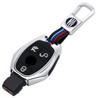 2/3 Button Key Fob Case Cover Keychain Ring For Benz W204 W205 W212 X156 W166