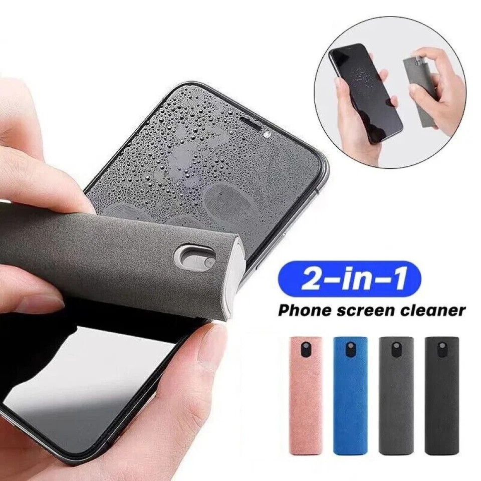 Mobile Phone Tablet Screen Cleaner 2IN 1 Spray Bottle for Phone/Laptop/Tablet - Image 2 of 4