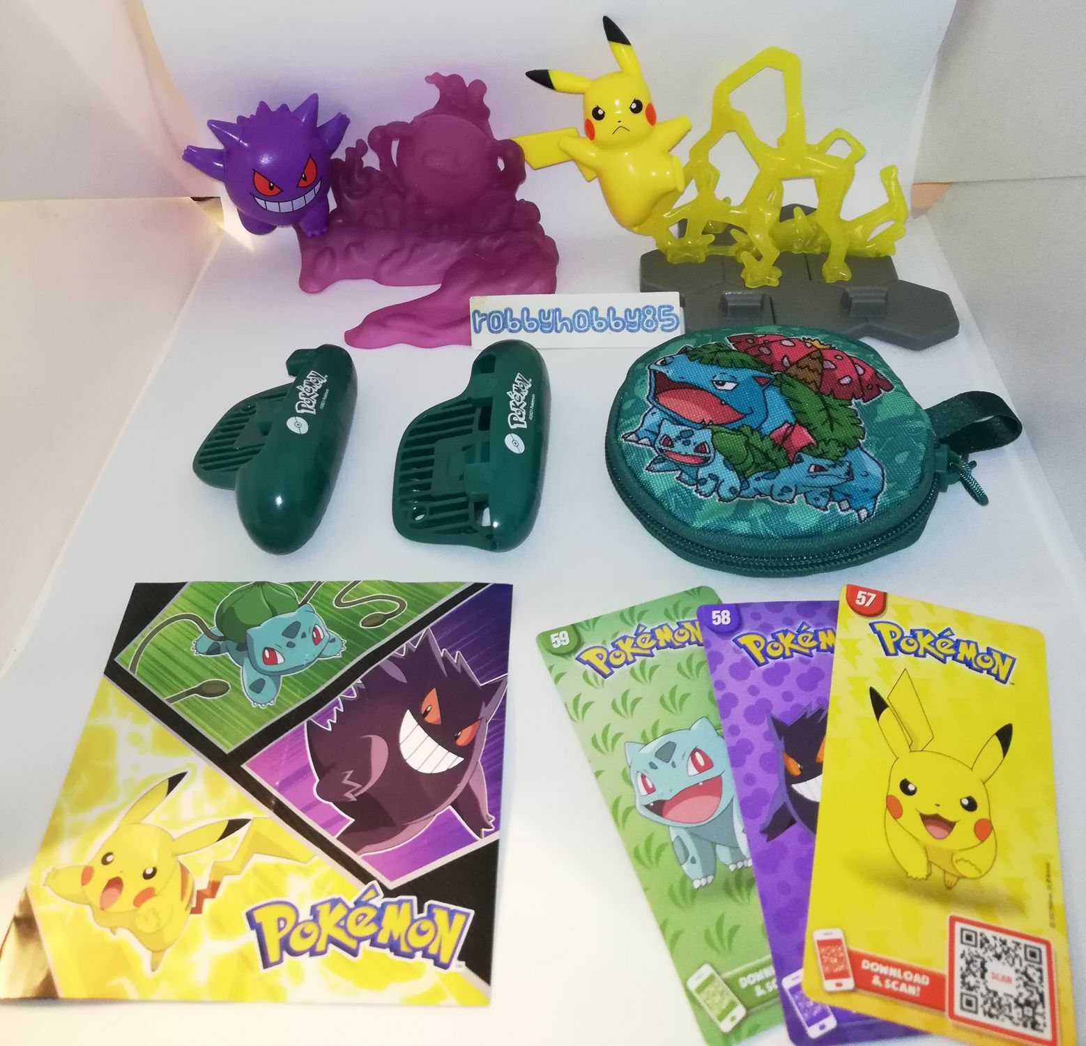 Complete set Maxi Pokemon (VUE09 - VVE24 B) +3 Bpz kinder Italy 2022