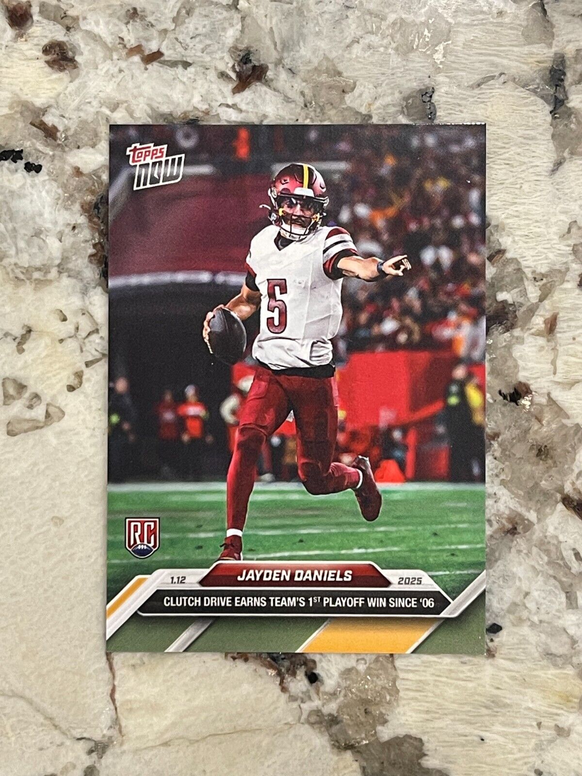 2024 Topps Now Jayden Daniels RC #22 1st Playoff Win!
