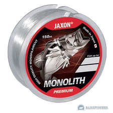150m ANGELSCHNUR JAXON MONOLITH PREMIUM, ALLROUND MONOFILE SCHNUR, TRANSPARENT