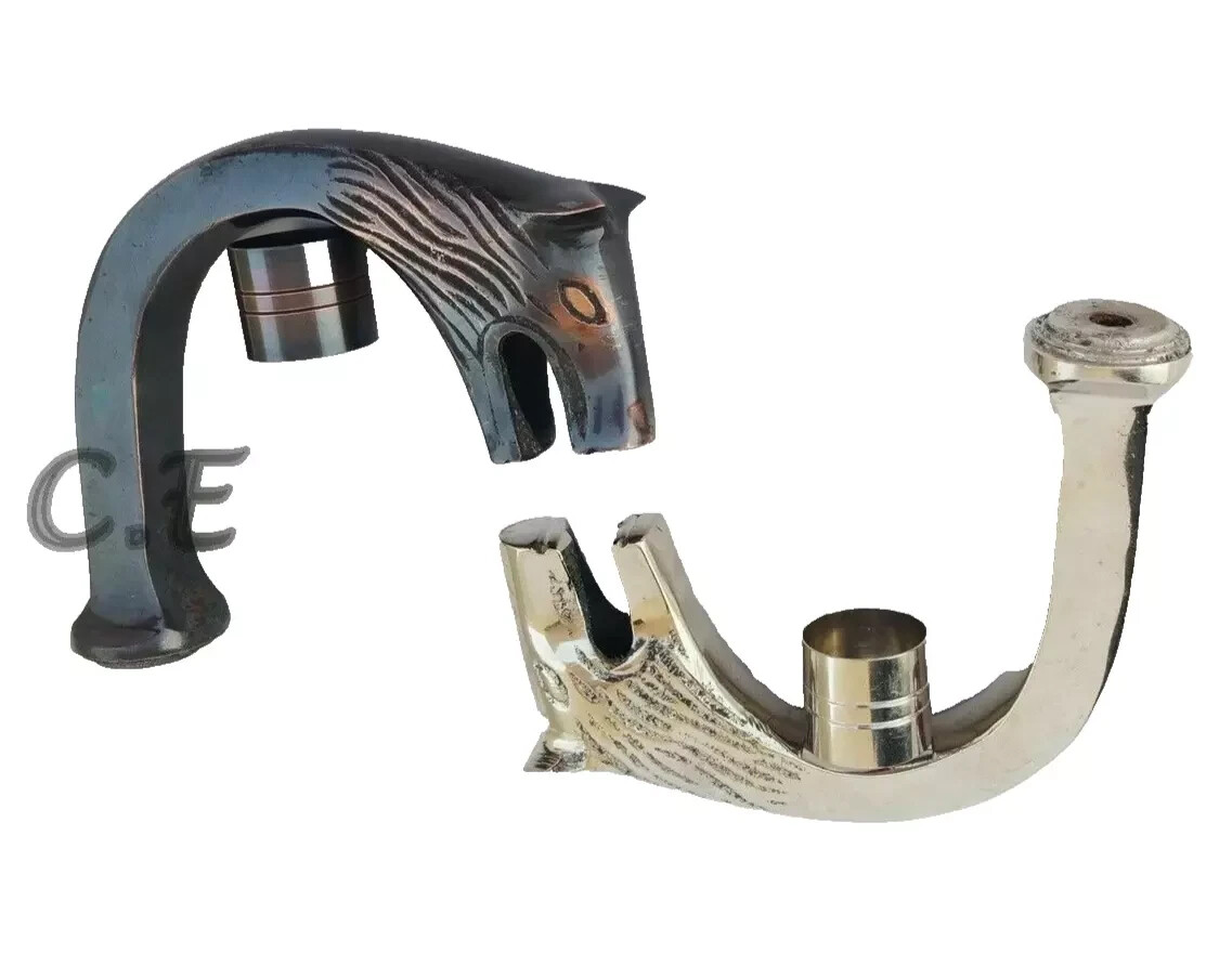 stick Handle Only Nautical solid Brass Vintage De… - image 1