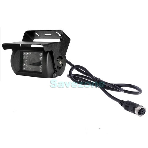 2x IR LED Reversing Camera 4 Pin+ 7" LCD Monitor Car Rear View Kit For Bus Truck - Picture 3 of 11