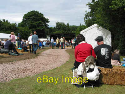 Foto 6x4 Menschenmenge versammelt sich zum Linton Festival Shutton Glastonbury minus c2007