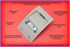 0711 Sierra Overhead Console Map Dome Light Center Gray Trim Oem 0711 Sierra Overhead Console Map Dome Light Center Gray Trim Oem