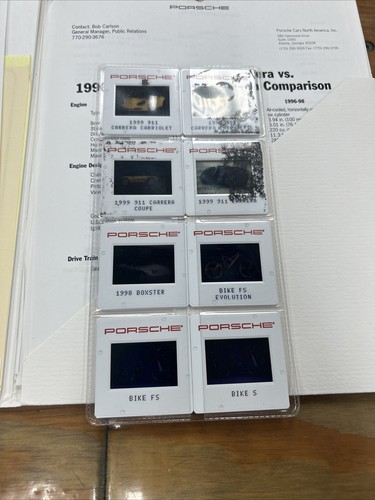 Porsche Product Information 1999 911 996 Factory Media Kit Dealer Boxster - 第 4/7 張圖片