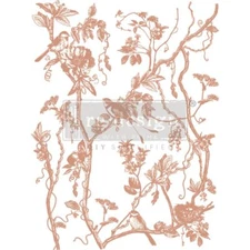 Bird Watching | Copper Foil Transfer | Rub On Transfer | Redesign with Prima