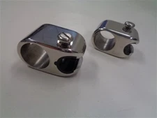 TACO SET OF (2) STAINLESS STEEL ANTI RATTLE JAW SLIDE 7/8" MARINE BOAT