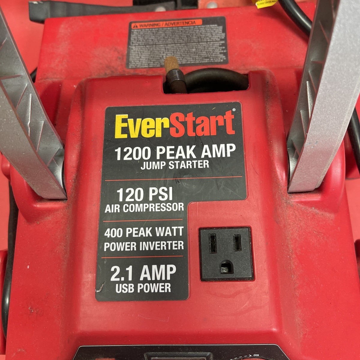 Everstart 1200 Peak Amp Jump Starter | eBay