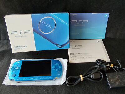 SONY Playstation Portable PSP-3000 VIBRANT BLUE Console Box SONY Playstation Portable PSP-3000 VIBRANT BLUE Console Box