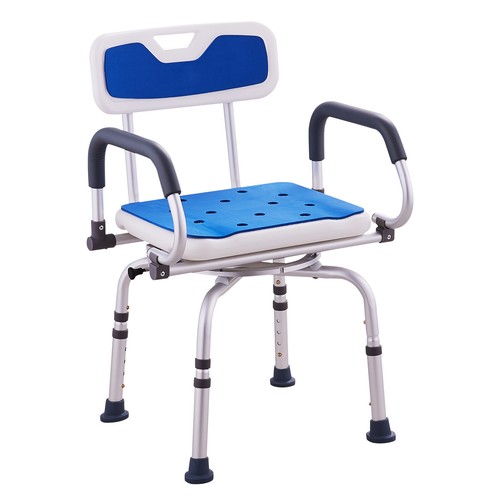 VEVOR Sedia da Doccia Girevole a 360° Sedile da Doccia Regolabile per Docce - Imagen 11 de 12