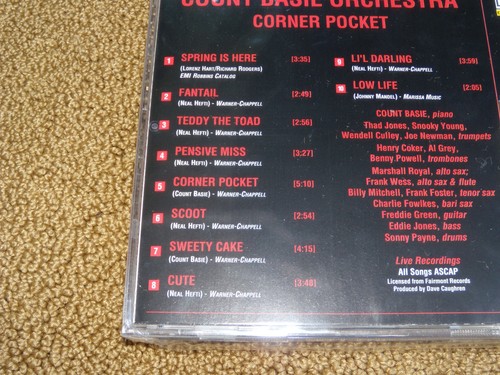 Count Basie & His Orchestra ~ Corner Pocket ~ LaserLight CD - Picture 3 of 3