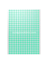 8mm Mint Green Sticker Dots Adhesive Round Labels Circular Spot Scrapbook
