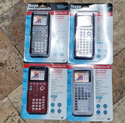    Texas Instruments TI-84 Plus CE Graphing White / Black / Purple Infinitely