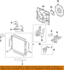 HONDA OEM 15-25 Civic,HR-V,ILX,TLX Cooling Water Pump-Water Pump 19200RDFA01