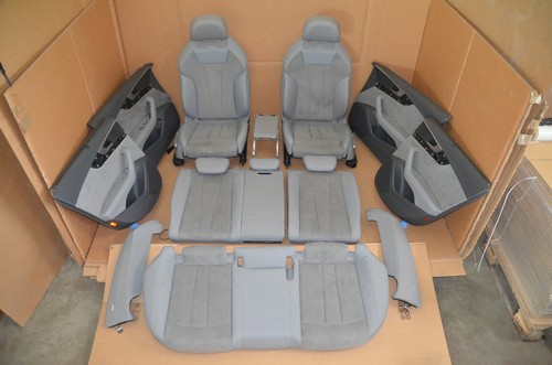 Audi A4 B9 8W Lederausstattung Leather Grau Massage Sportsitze Leather Seat S4
