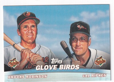 Brooks Robinson & Cal Riken Jr. 2000 Topps ML Baseball Card  