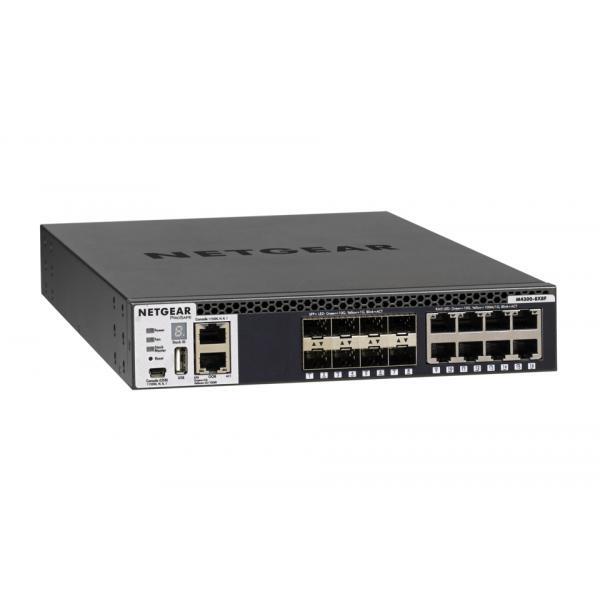 NETGEAR M4300-8X8F Gestito L3 10G Ethernet [100/1000/10000] 1U Nero (NETGEAR M43