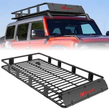 Nilight Universal Roof Rack Cargo Basket 84in x 39in x 6in