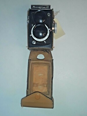 レトロ　カメラ　昭和 RIKEN RICOH　ケース　セット リコー Ricoh RICOHFLEX / RIKEN RICONAR 8cm 80mm F3.5 – Natural