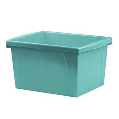 Storex Storage Bin Teal