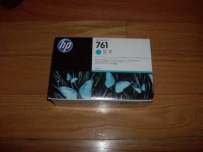 GENUINE HP #761 400ml Cyan Ink Cartridge CM994A DesignJet T7100 FACTORY SEALED