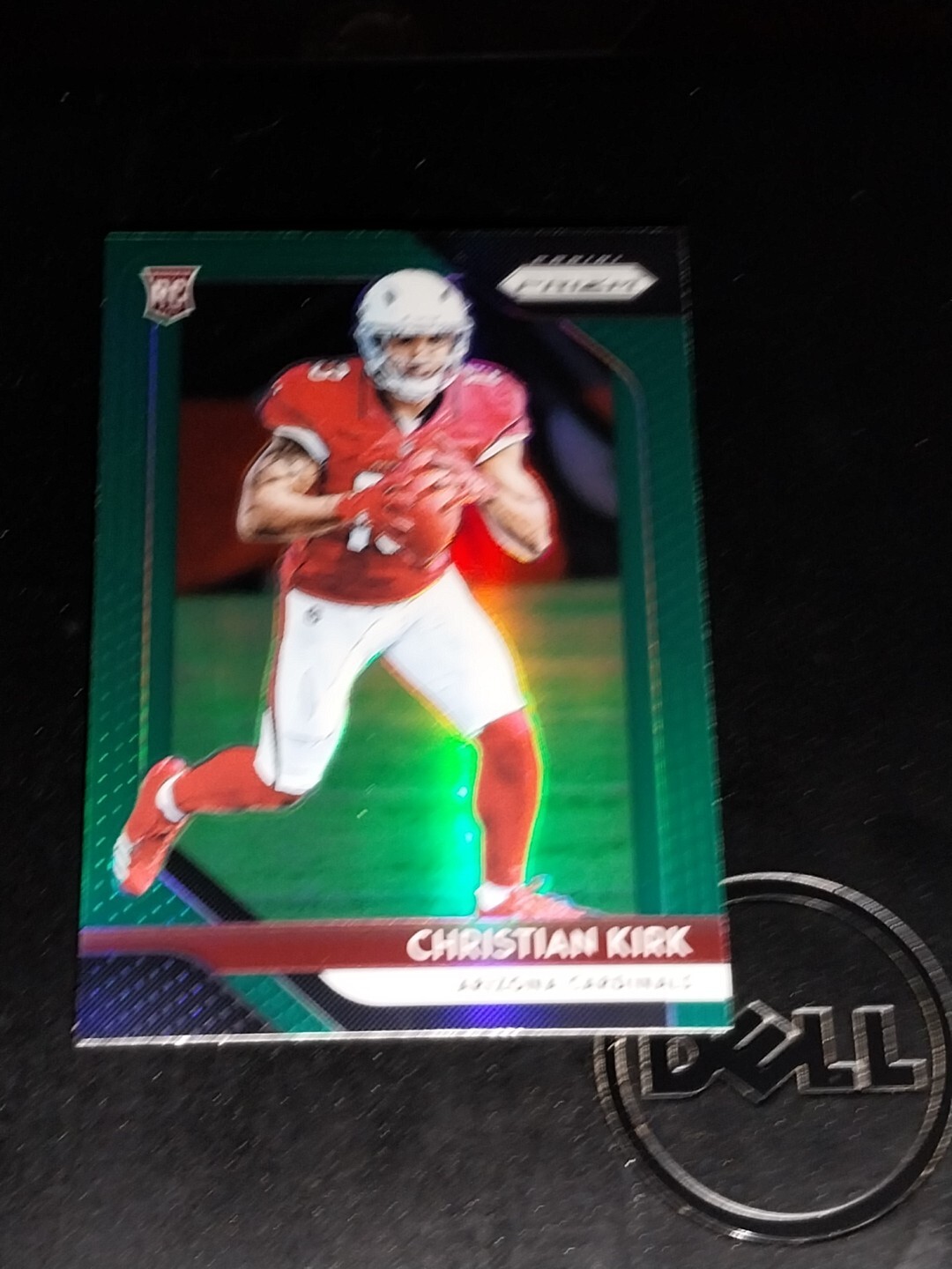 2018 PRIZM RC Christian Kirk ROOKIE PRIZM # 219 Green HOLO Cardinals A&M Jaguars