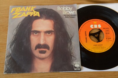 Frank Zappa  Bobby Brown 7'' single  CBS S 8216
