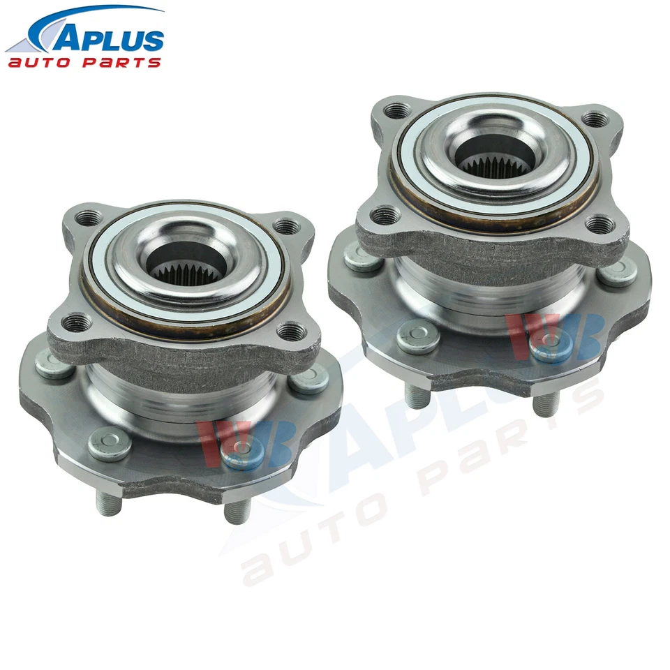 Conjunto de buje y cojinete de rueda trasera par para Nissan Pathfinder 2005-2012 4,0 L 5,6 L Foto 2 de 4