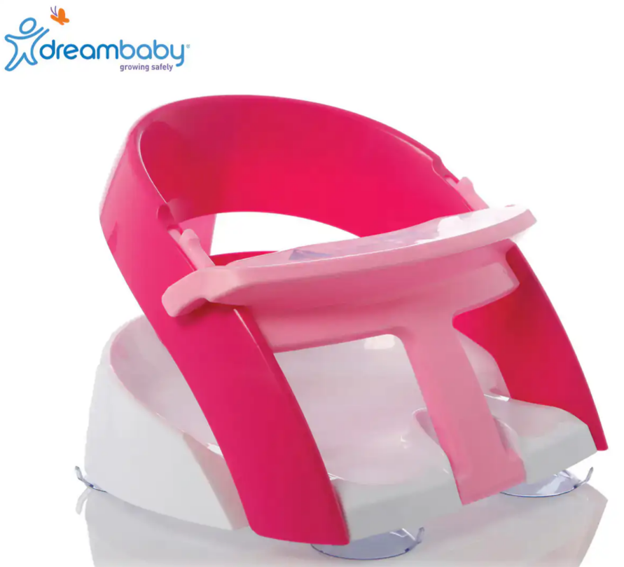 Dreambaby Bath Seat Foldable Safety Bathtub Bathing Shower Chair Seat