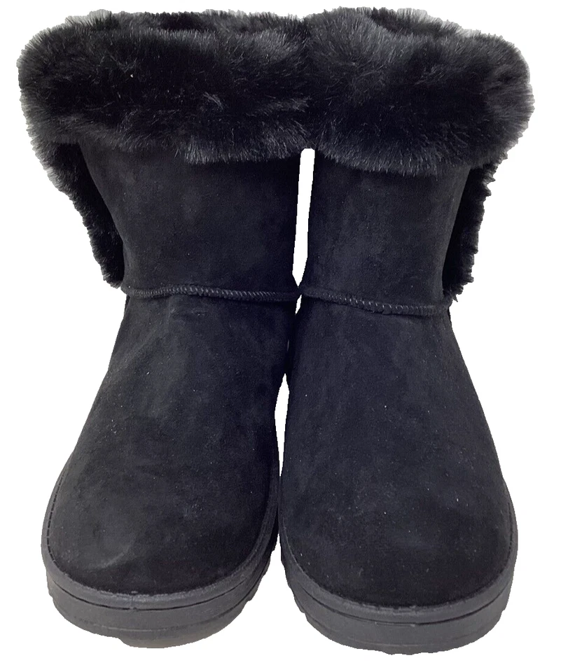 Botas de invierno SO Paulina Comfort de piel sintética negras talla: 8 202O Foto 2 de 4