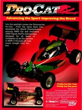 Schumacher Pro-Cat RC Car Print Ad Ephemera Wall Art Decor Trinity