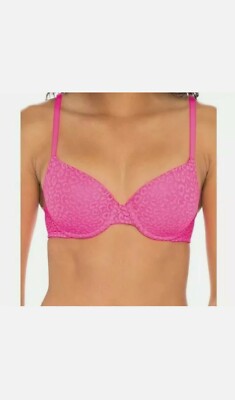 No Boundaries ~ Women's All Over Lace ~ Push Up Bra Pink Select Size Brand New!