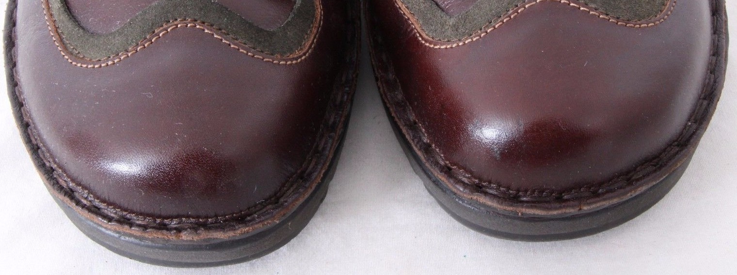 Naot Israel TwoToned Double Strap Wingtip Oxfords Shoes Eur 39 Women's