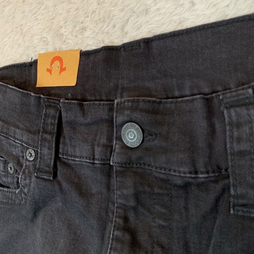 True Religion Geno Relaxed Slim Black Denim Jeans Men's Size W38 L32 - Picture 5 of 17