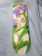 hook ups skateboard deck, poison ivy, rare 8.25" JK Industries.