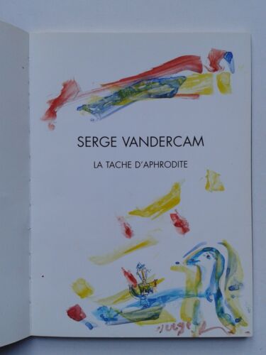 " La tache d'Aphrodite " NUM. avec DESSIN ORIGINAL de VANDERCAM, Galerie Quadri - Bild 2 von 3