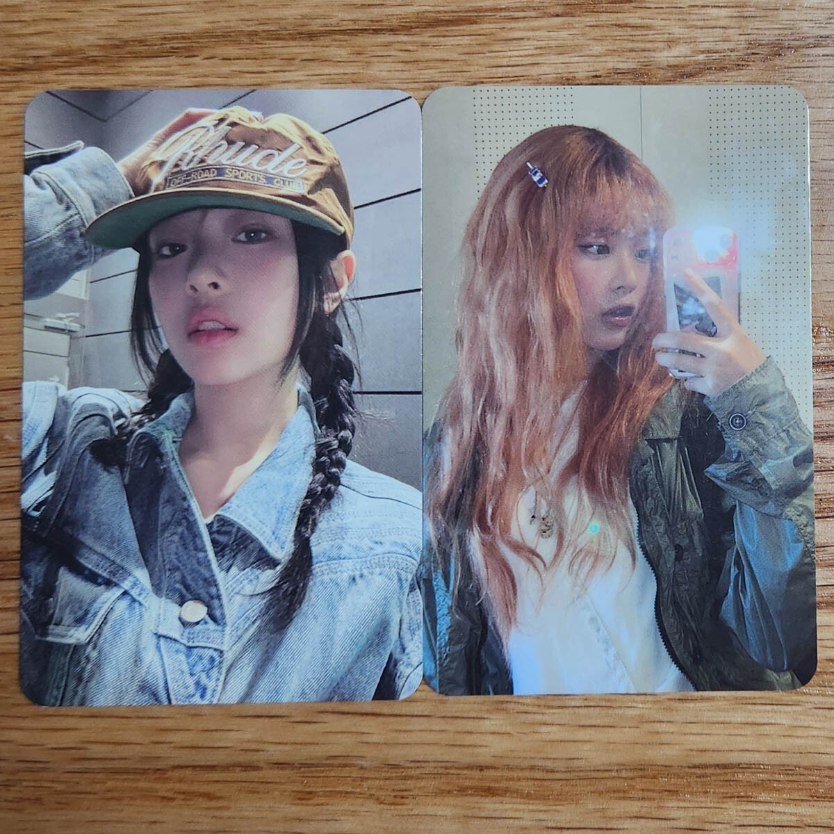 newjeans weverse 2周年 特典　supernatural ハニ Hanni Official 2pcs Photocards NewJeans Supernatural Weverse C Ver