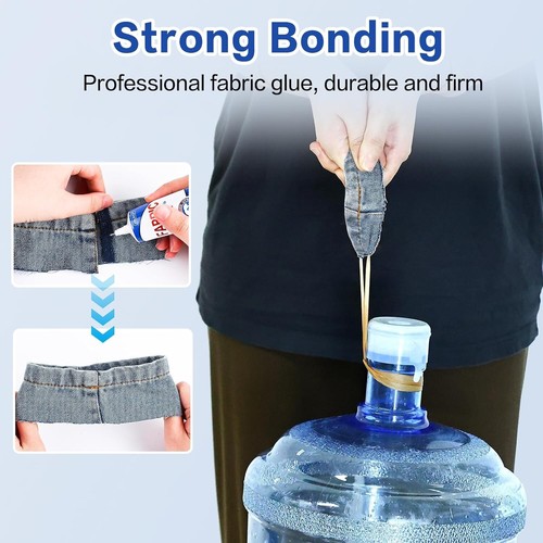 Fabric Glue for Clothing Permanent Washable Liquid Stitch Fabric Adhesive Anti-U - Picture 5 of 7