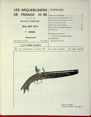 Les arquebusiers de France N° 7 - Fusil de la cavalerie d'Afrique