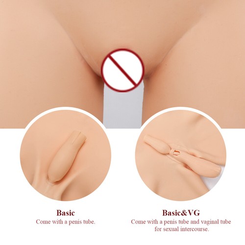IMI Silikonbrüste Crossdresser Fake Vagina Panty Full Bodysuit Brustprothesen - Picture 10 of 12