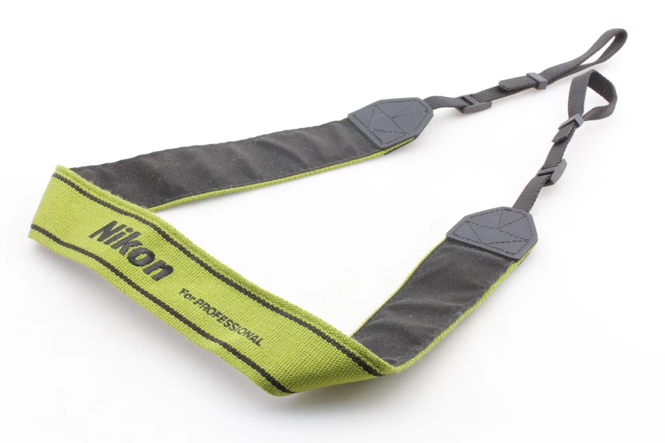✨COMO NUEVA✨ Correa de hombro Nikon 45 mm cuello verde para profesionales de JAPÓN Foto 2 de 4