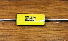 8) .1uF @ 100V CORNELL DUBILIER oval axial METALLIZED POLYESTER film CAPACITOR