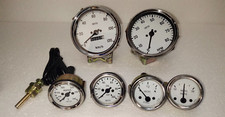 Smiths Kit 100mm Speedo 0-120KMH0-80RPM 52mm TempF OilPressure Fuel AmpGauge WC