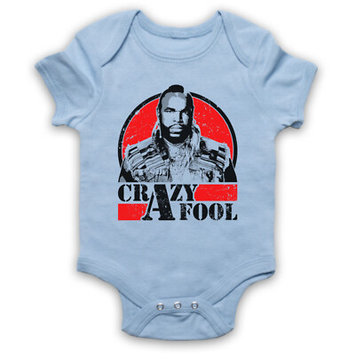 THE A TEAM BA BARACUS CRAZY FOOL MR T INOFFIZIELLES TV BABY WACHSEN BABYANZUG GESCHENK