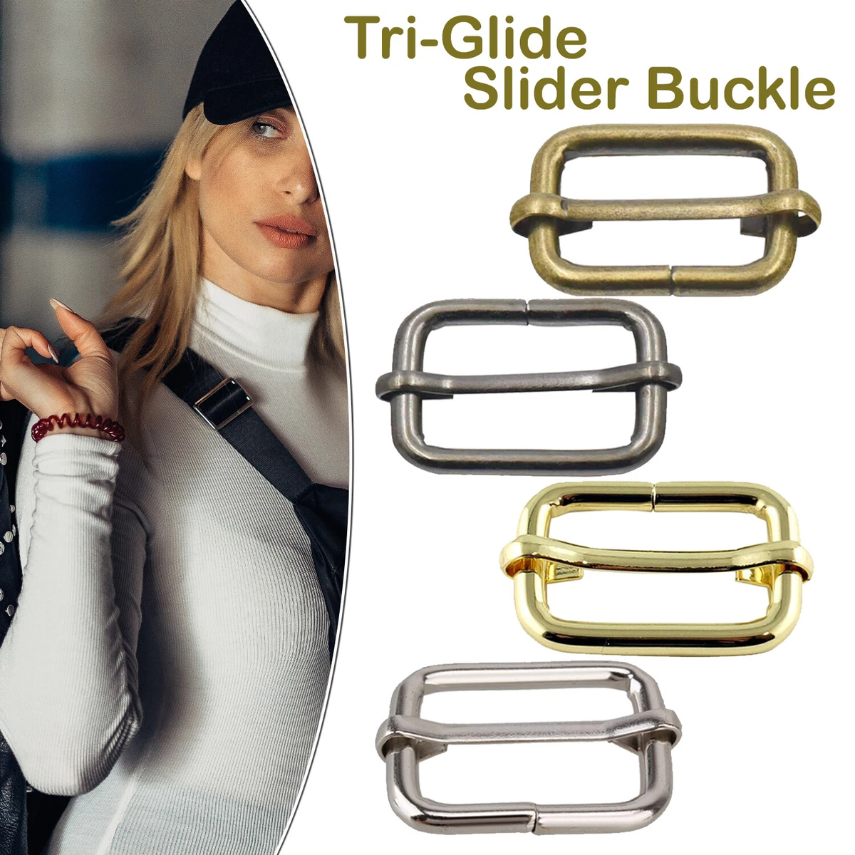 Metal adjustable slide best sale buckle