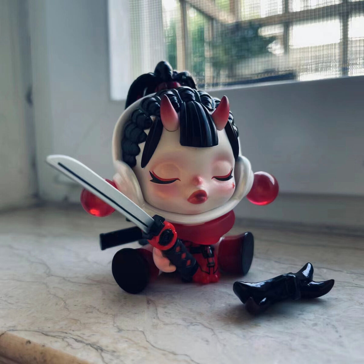 POP MART X Skullpanda series Night City Guardian of Night POP MART X Skullpanda series Night City Guardian of Night